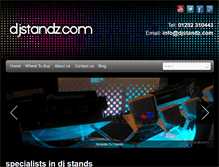 Tablet Screenshot of djstandz.com